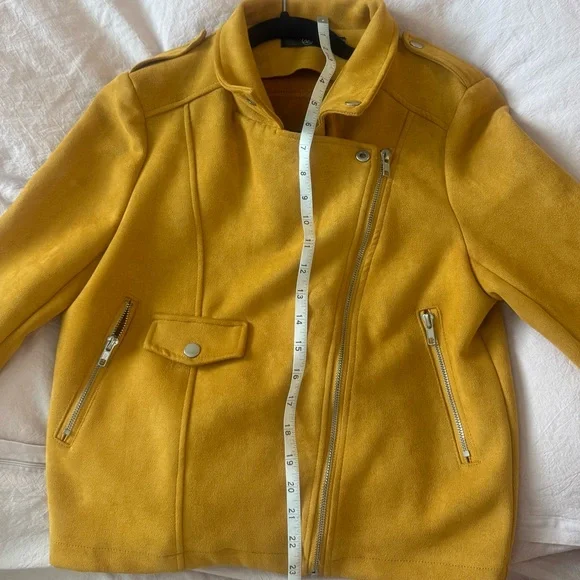 Women's Suede Moto Jacket Us 8 - Picture 7 of 7